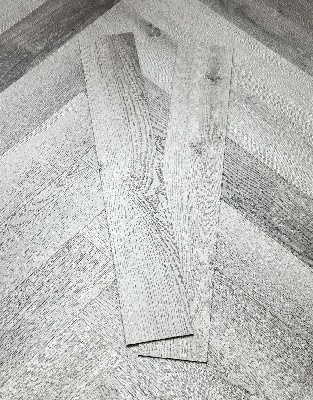 Asenso Artisan Herringbone - Driftwood Grey Oak - Image 3