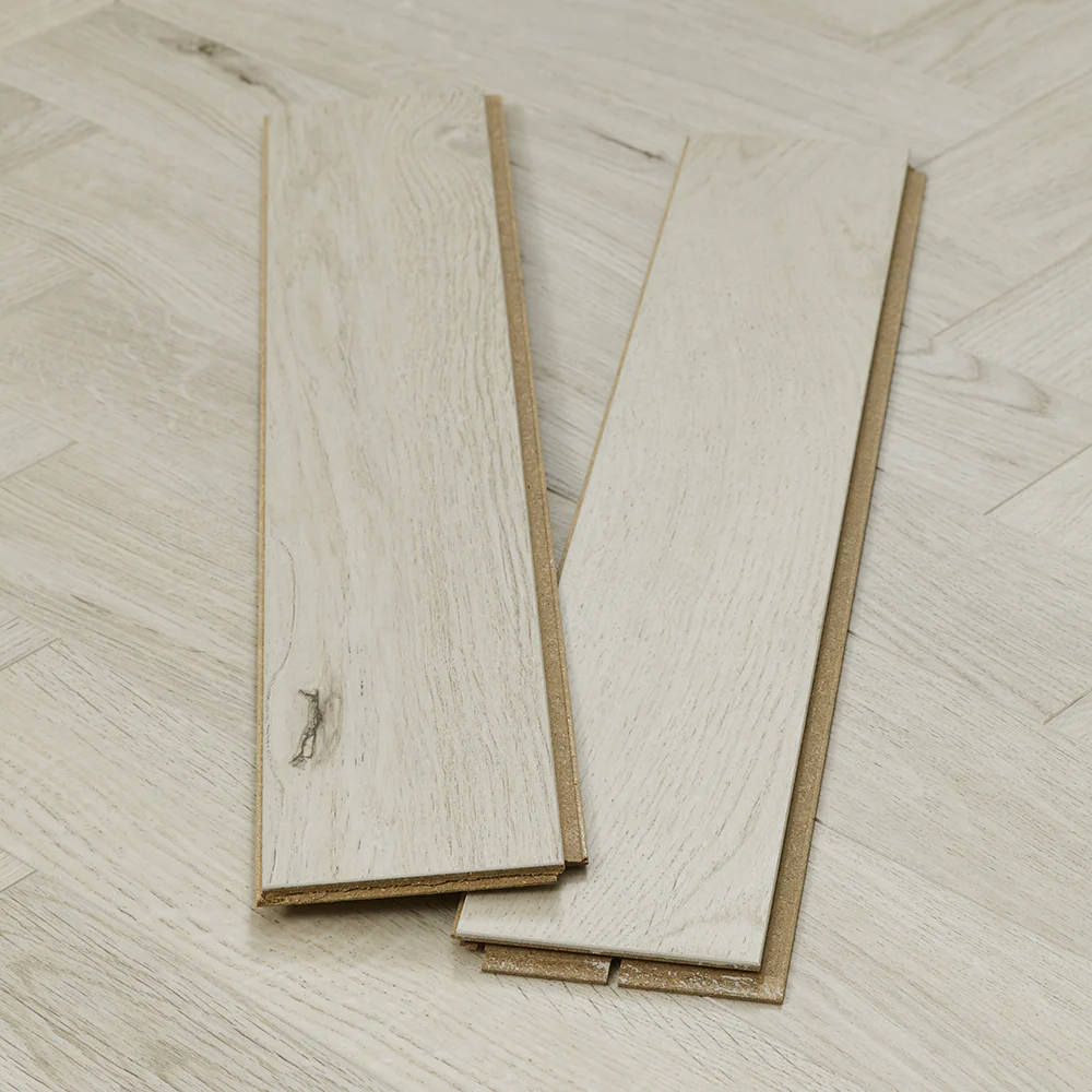 Berry Alloc Thirlmere Herringbone 8mm Laminate Flooring - Golden Spruce - Image 4
