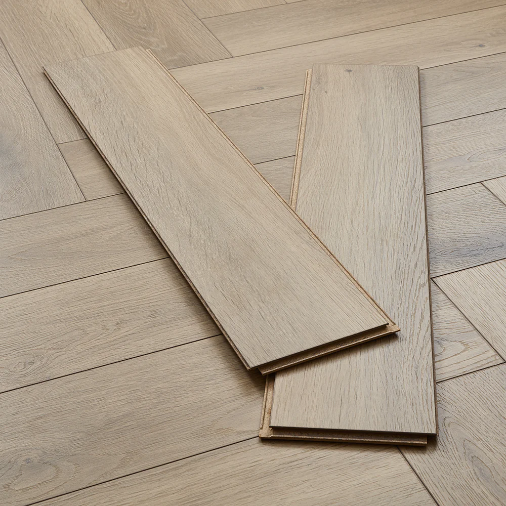 Kronotex Grasmere Herringbone 8mm Laminate Flooring - Natural Home Oak - Image 4