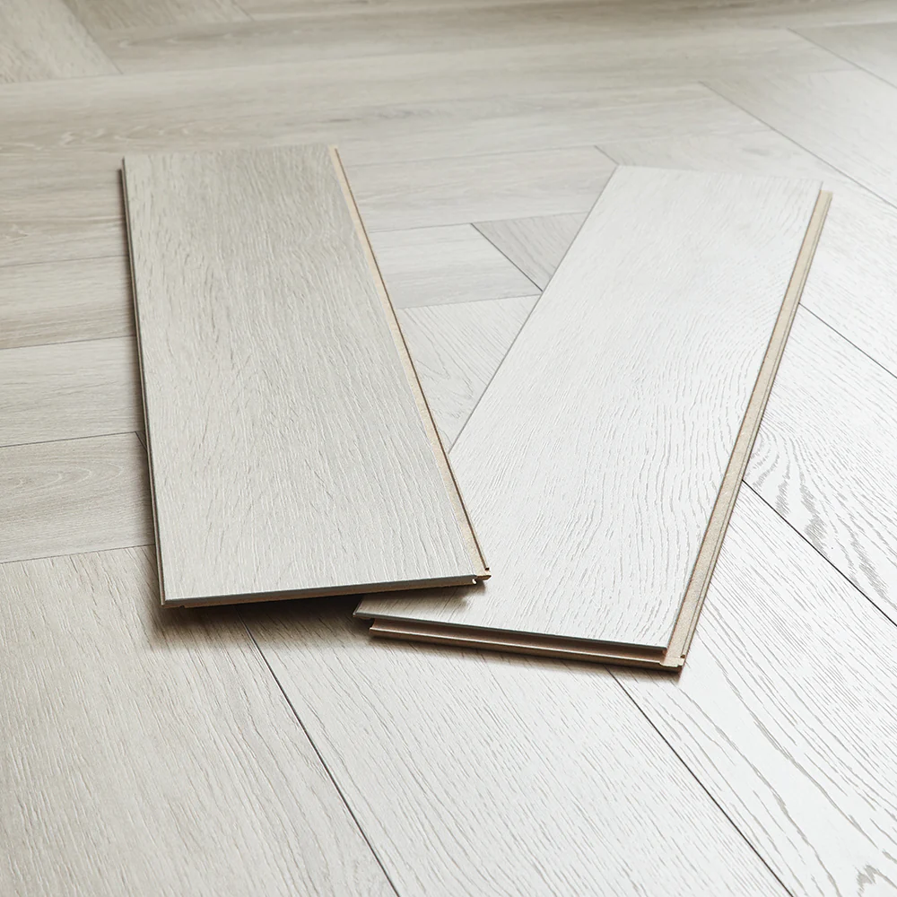 Kronotex Grasmere Herringbone 8mm Laminate Flooring - Orchard Oak - Image 4