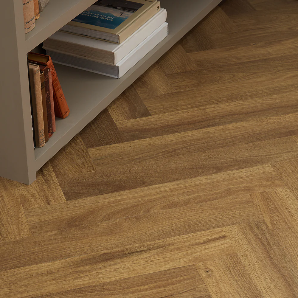 Rannerdale LVT Herringbone Flooring - English Oak - Image 2