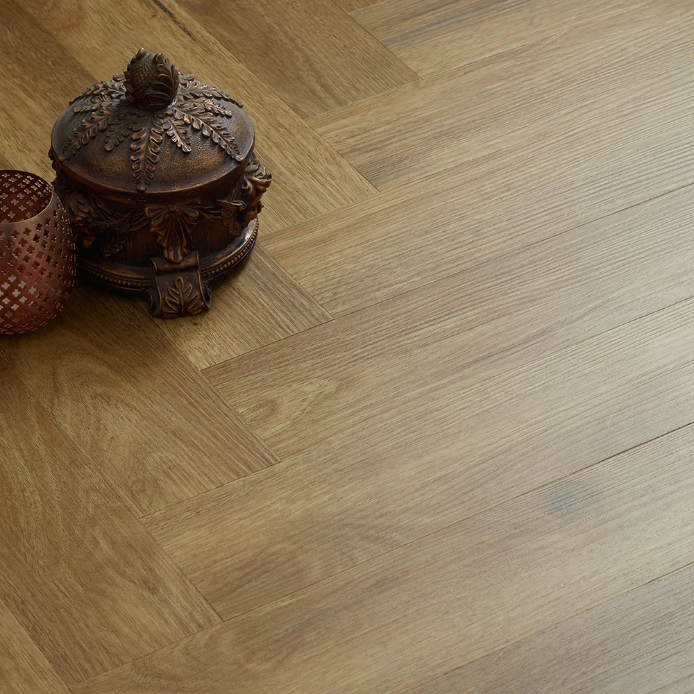 Rannerdale LVT Herringbone Flooring - English Oak - Image 3