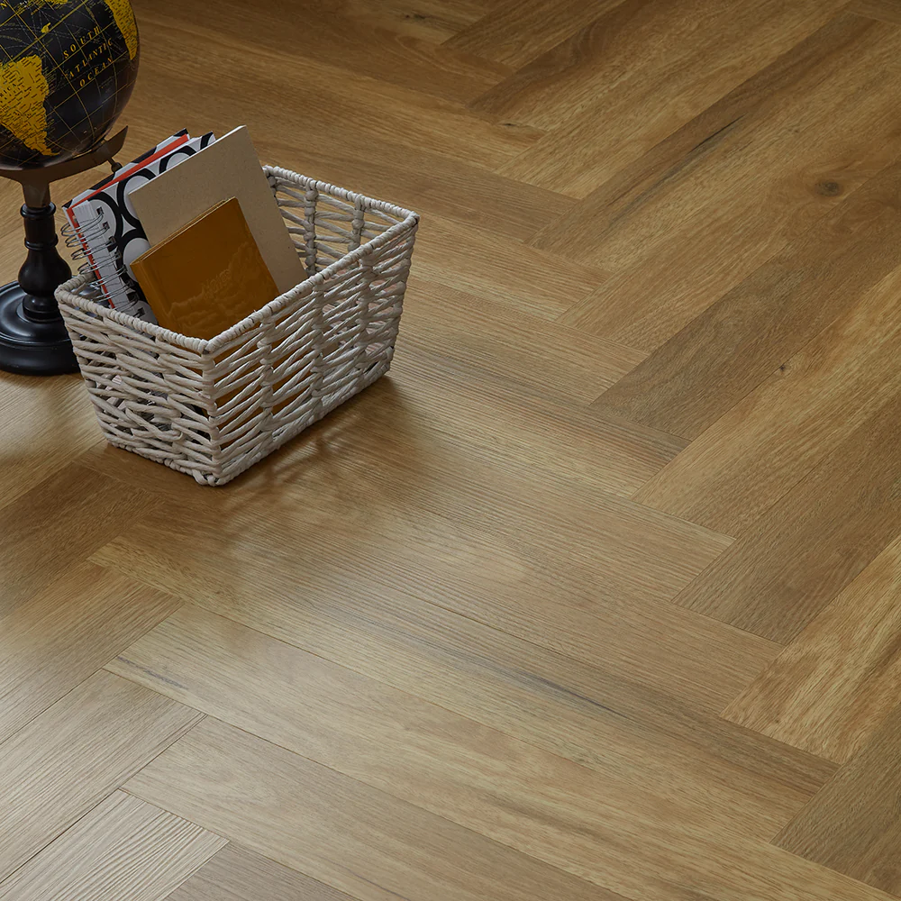 Rannerdale LVT Herringbone Flooring - Natural Oak - Image 3