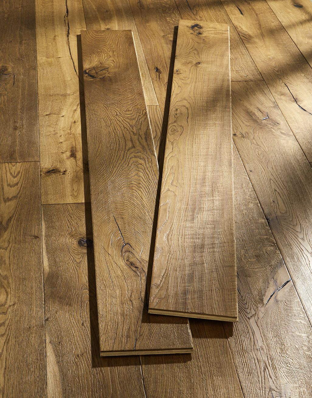 Vattern 20mm Brushed & Lacquered Engineered Wood Flooring - Distressed Oak - Image 3